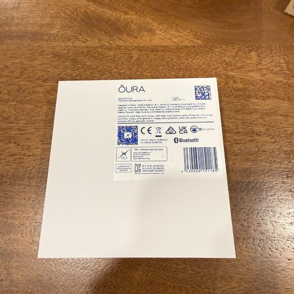 Oura Ring Gen 3 Heritage black Size 11 - Picture 2 of 5